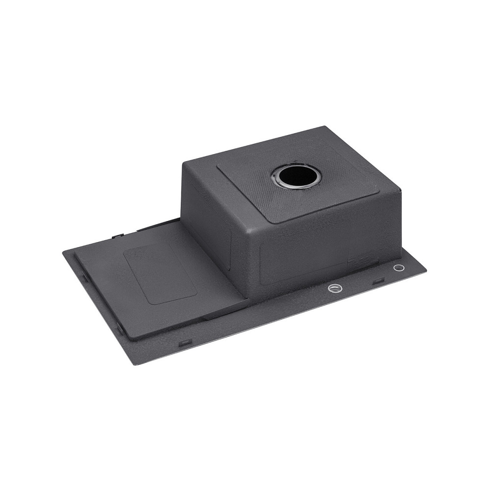 Кухонная мойка с нержавеющей стали Kroner KRP Schwarze - 78х49RHM PVD (3/1 мм) черная Киев - изображение 5