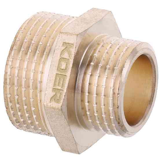 Ніпель редукційний 1/2 "х3 / 4" Koer KF.N0608.WN без нікелю (KR2995) Київ