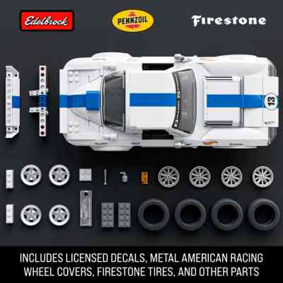 Машина Hot Wheels Brick Shop Elite Corvette Grand Sport 918 деталей (JGR31) Винница