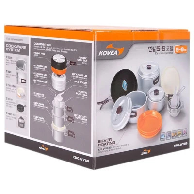 Набор туристической посуды Kovea Silver 56 KSK-WY56 (4823082716241) Винница - изображение 7