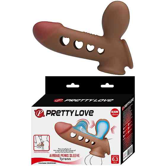 Насадка на пенис PRETTY LOVE Tyronn, Silicone, Waterproof Sex Aura Киев