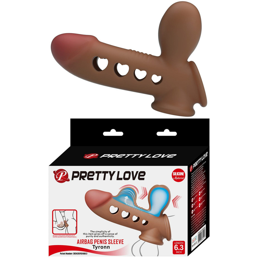 Насадка на пенис PRETTY LOVE Tyronn, Silicone, Waterproof Sex Aura Киев - изображение 2