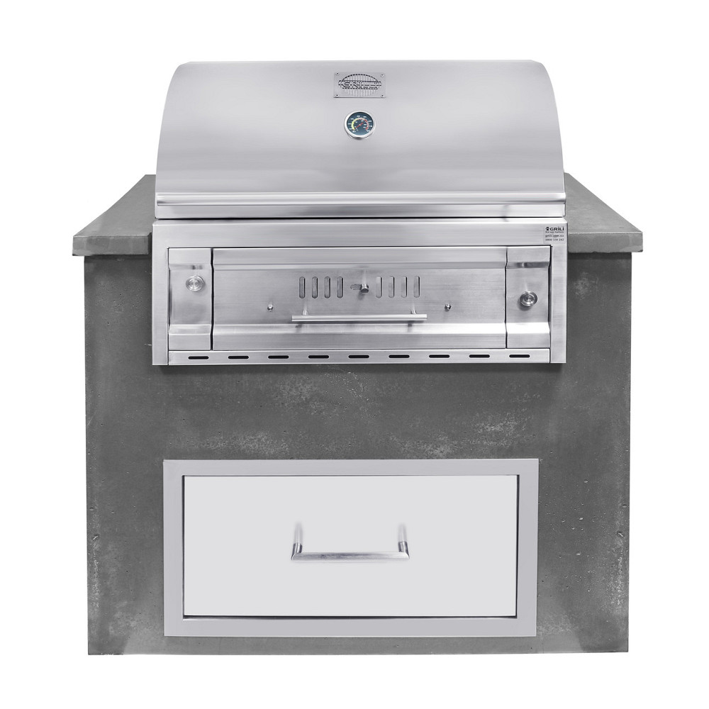 Вугільно-дров''яний гриль що вбудовується Fiery Fish тм GRILLI Код: 005944 Рівне - фото 4