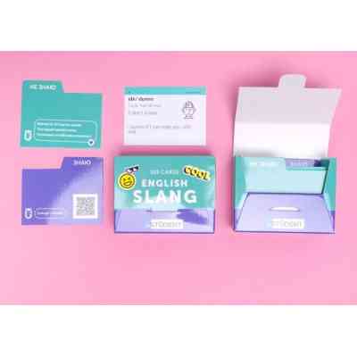 Обучающий набор English Student Карточки для изучения английского языка Slang, украинский (591225953) Винница