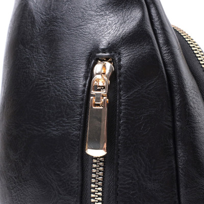 Сумка Vintage З гладкої екошкіри Чорна (22770) Вінниця - фото 11