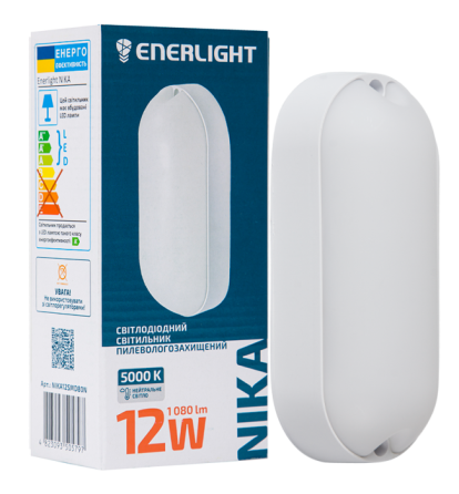 Світильник світлодіодний ENERLIGHT NIKA 12Вт 5000К IP65 Рівне