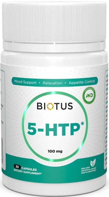 5-HTP (5-гидрокситриптофан) Biotus 5-HTP 30 капс Киев - изображение 1