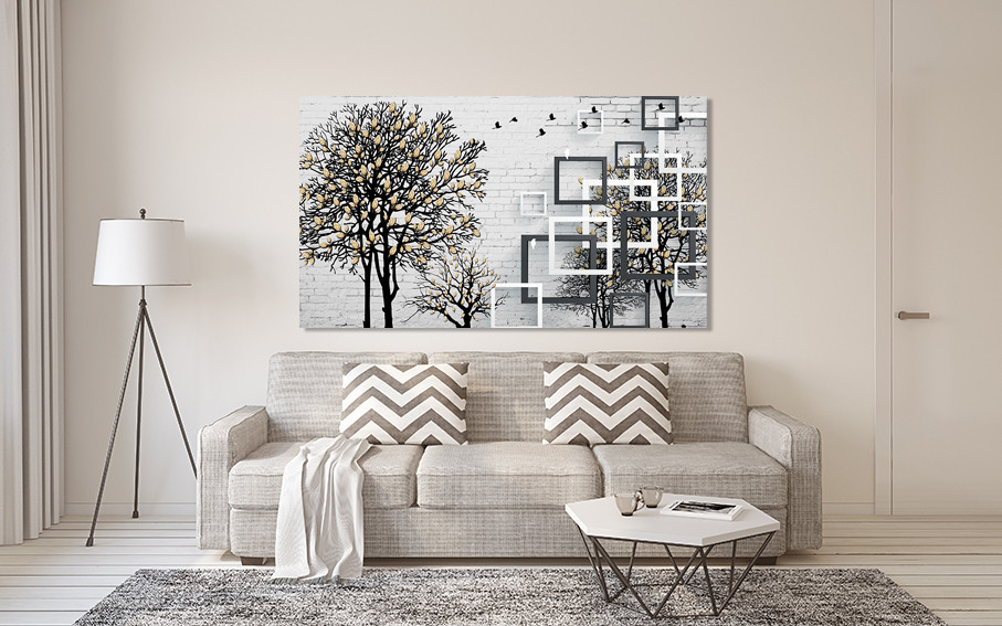 Картина холст в гостиную / спальню  Абстракція     MLP_300 40x80 см Киев - изображение 2