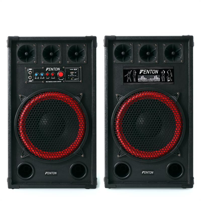 SPB-12 Active Passive Box Set 800 Вт 30 см НЧ-динамик USB/SD Bluetooth MP3 (Германия, читать описание) Ровно - изображение 3