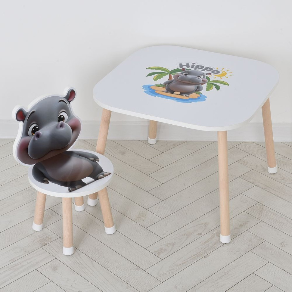 Деревянный детский столик M 502-6 со стульчиком Винница - изображение 2