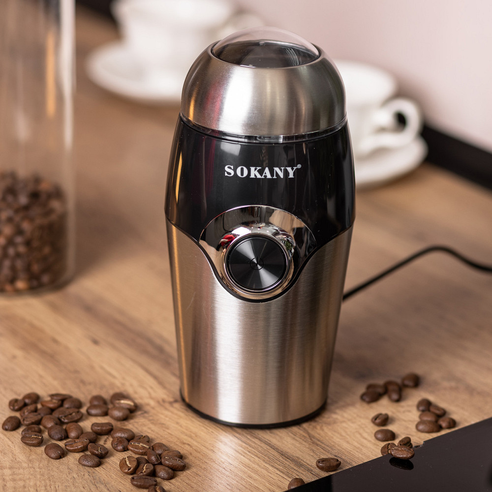 Електрична кофемолка Sokany SK-3024 для дрібного помолу Київ - фото 5