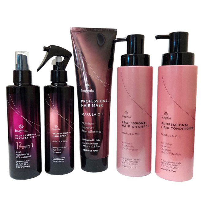Набор для ухода за волосами Bogenia (Шампунь Кондиционер Маска Термозащита Спрей 12 в 1) Запорожье - изображение 1