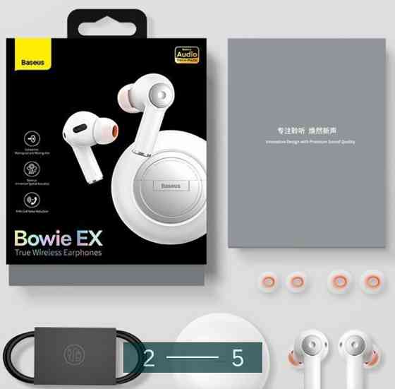 Навушники бездротові: Baseus Bowie EX. Київ