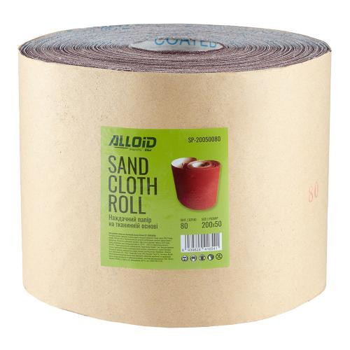 Наждачний папір на тканинній основі, 200мм х 50м, зерно 80, Alloid Одесса - изображение 7