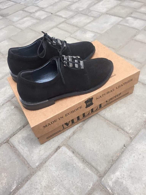 MILLI GOLD Туфлі жіночі MILLI GOLD 385-1605 чорні (весна-осінь, замша натуральна) (2690) 37р.38 Коломыя - изображение 3