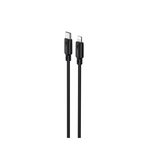 Кабель USB PD Type-C/Lightning Havit HV-CB304C 30W 1м чорний Житомир