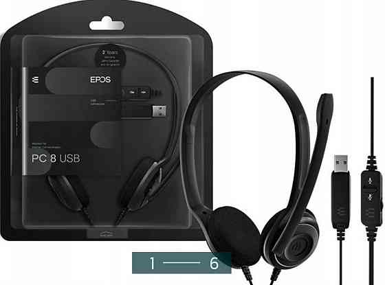 Наушники - Гарнитура: Sennheiser PC 8/EPOS PC 8, USB (1000432) Харьков
