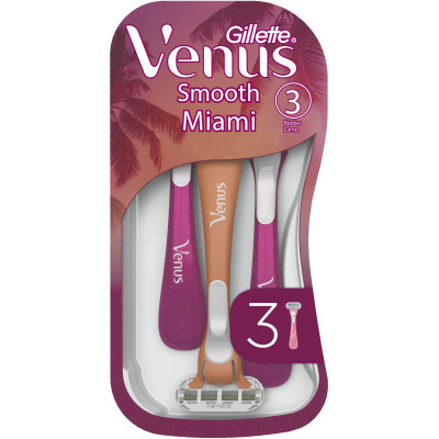 Бритва Gillette Venus Smooth Miami 3 шт. (8700216756884) Вінниця - фото 1