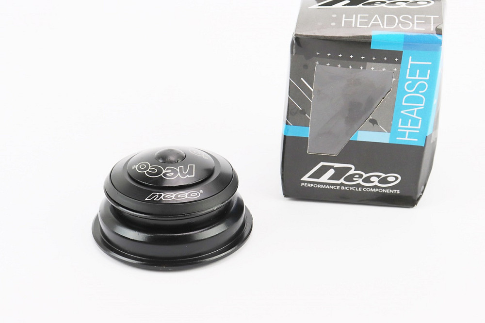 Кермова колонка 1-1/8"x1,5" (44/28,6x55/40мм) безрізьбової вилки, напівінтегровані, чорні H156 Київ - фото 1