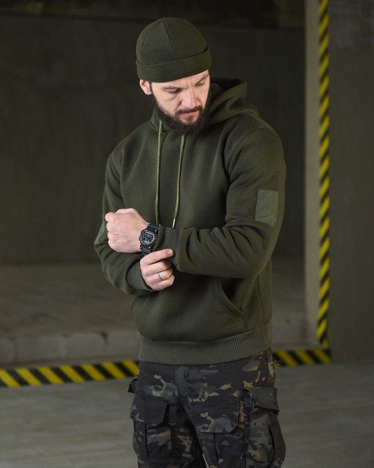 Худі CELEO на флісі Mig-29 олива ВТ3850 Одеса - фото 6