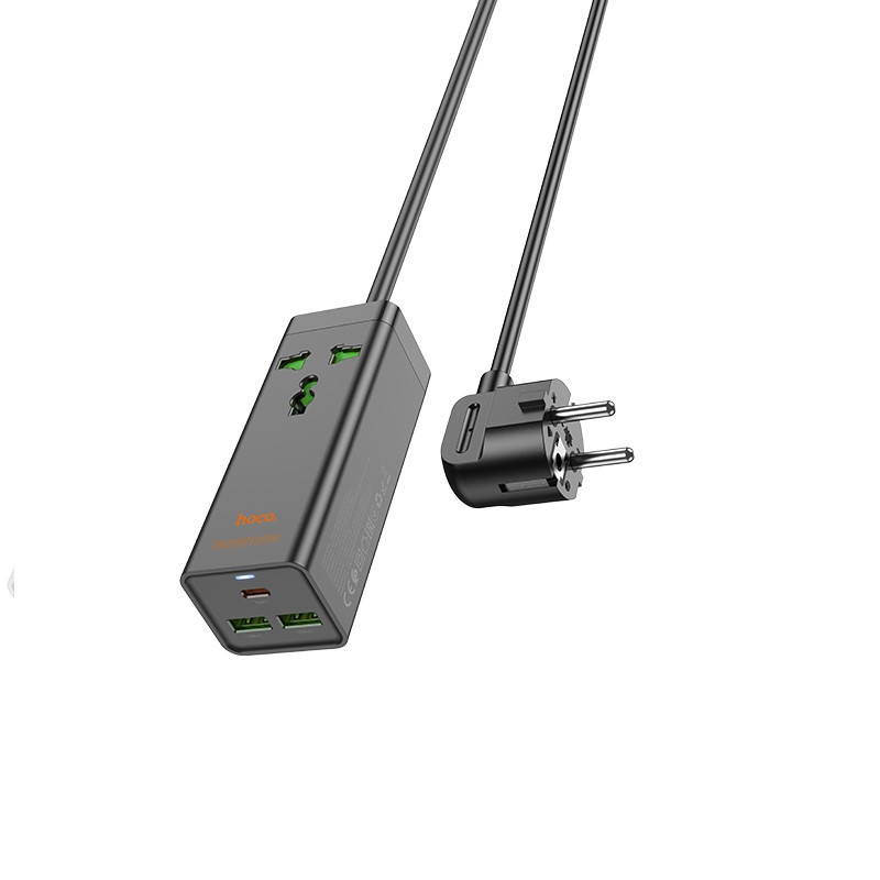 Удлинитель HOCO AC9A Talent PD30W, черный Киев - изображение 7
