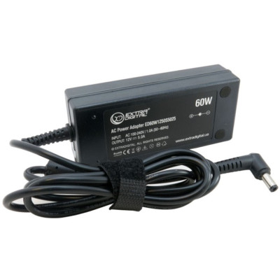 Блок питания сетевой Extradigital ED-60W5025, 12V, 5A 60W (5.5x2.5) (PSU3853) Винница - изображение 1