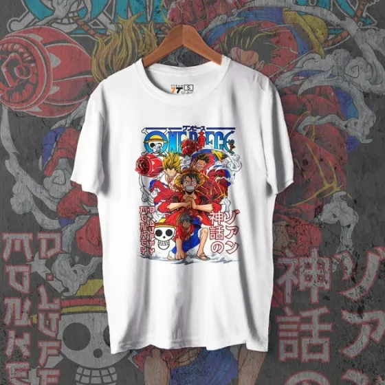 Футболка чоловіча з  принтом Ван Пис All Gear Розмір 48 Anime0158 Дніпро