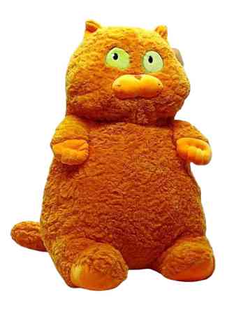 М'яка іграшка "Товстий кіт" K15215, 60 см Жовтий Вінниця
