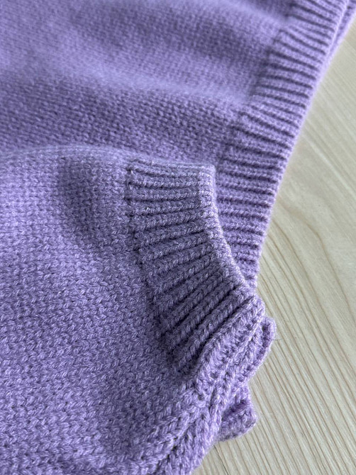 Светр жіночий Fancy Matinee 539 оверсайз однотонний, бузковий, one size Київ - фото 14