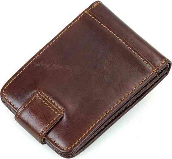 Кредитница чоловіча Vintage 14509 шкіряна Коричнева Київ