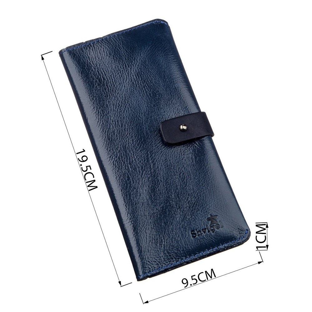 Гаманець унісекс зі шкіри Алькор Синій (SHVIGEL) Київ - фото 7