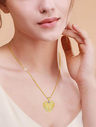 Прикраса кулон класика Серце Київ - фото 2