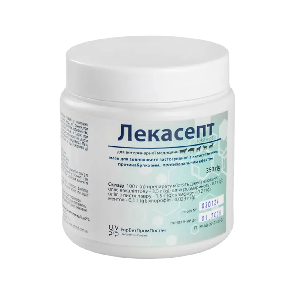 Мазь Лекасепт 350 г Укрзооветпромпостач Вінниця - фото 1