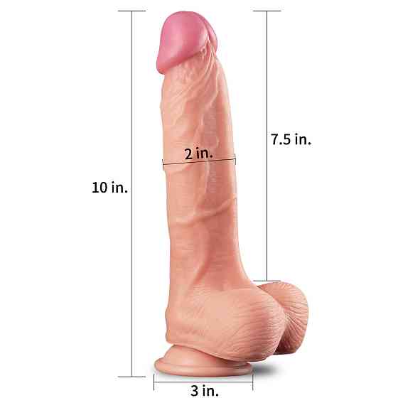 Фаллоимитатор - Dual-Layered Silicone Cock 10