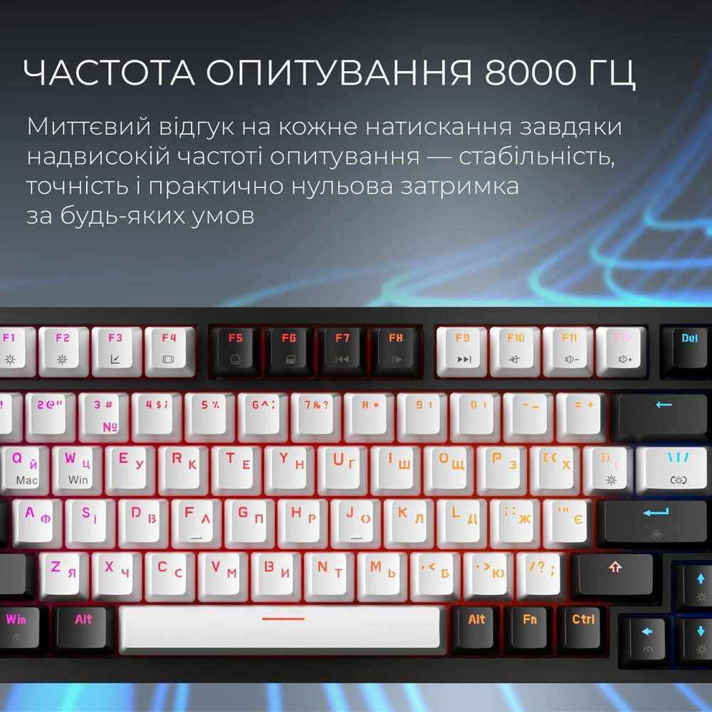 Клавіатура GamePro Asgard Valhalla Max MK160B Max USB Black ( 16771 ) Харків - фото 12