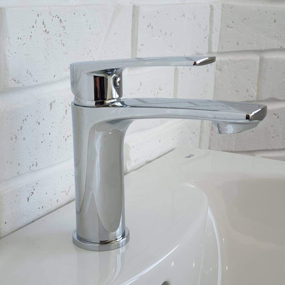 Змішувач для умивальника IMPRESE KAMPA хром, 35 мм Київ - фото 6