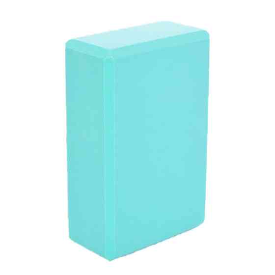 Блок для йоги MS 0858-11 EVA, Чорний Бірюзовий Вінниця