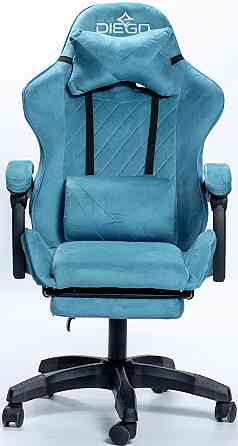 Крісло геймерське DIEGO ALCANTARA PRO Blue Київ