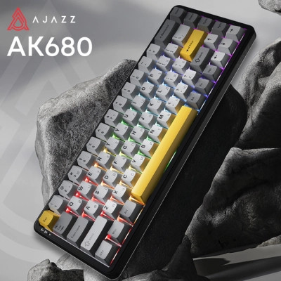 Клавиатура Ajazz AK680 MAX (8+8K) Magnetic Switch RGB Wireless/Bluetooth/USB Black (AK680-M-BGY-A) Винница - изображение 3