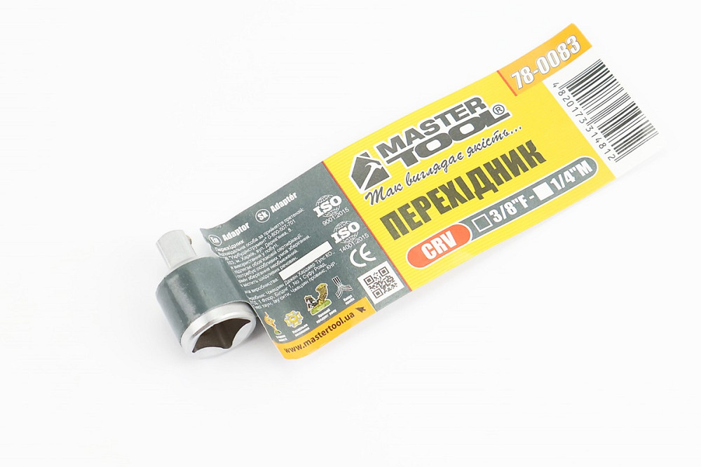 Перехідник з 3/8" на 1/4" CrV 78-0083 Київ - фото 1