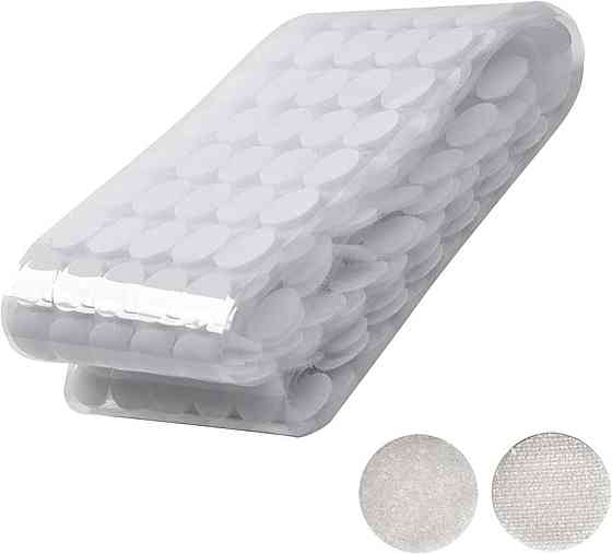 Белые липучки 15мм, 1000 пар для рукоделия Киев