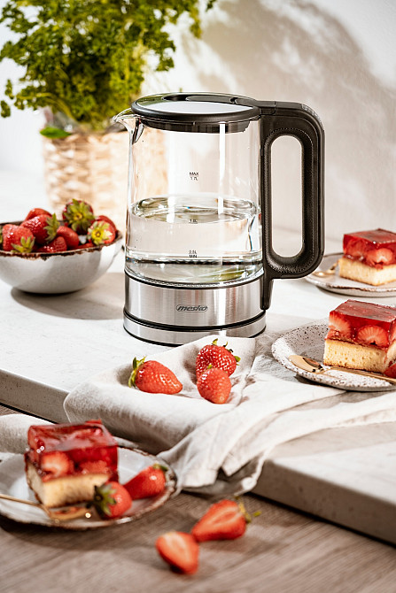 Електрочайник Mesko MS 1301 black 1850-2200Вт/ 1.7л/ скло/ встановлення температури Вінниця - фото 3