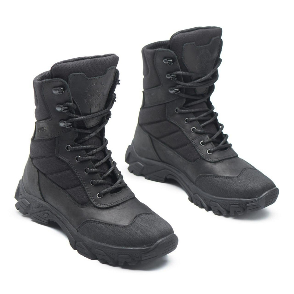 Тактичні берці Б6 чоловічі чорні - водонепроникні, вологостійкі, міцні, армійське взуття ЗСУ 43 (28,5) Харків - фото 5