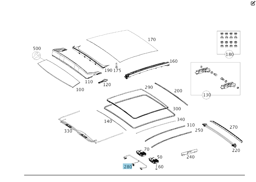 Mercedes-Benz  A2928200300 Джгут проводів на моторчик панорами та шторки GLE Coupe C292 Одесса - изображение 2