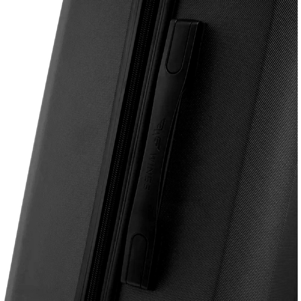 Валіза пластикова WINGS HRR01 мала 55 см чорна Київ - фото 6