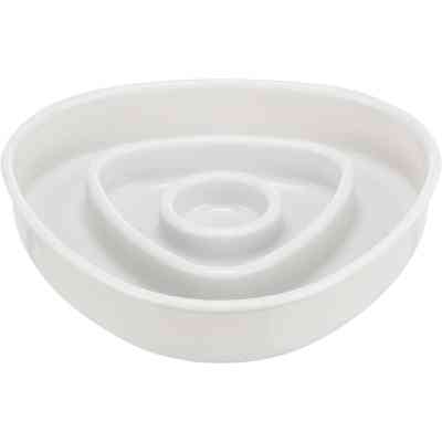 Посуда для кошек Trixie Миска пластиковая для медленного кормления 350 мл/15х15 см (серая) (4047974251911) Винница