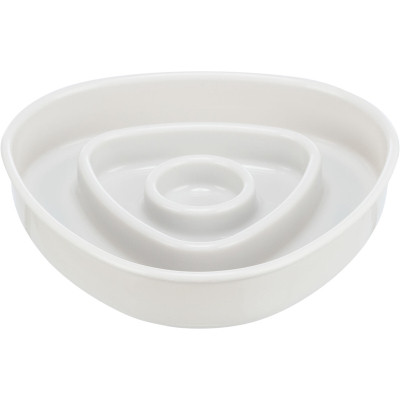 Посуд для котів Trixie Миска пластикова для повільного годування 350 мл/15х15 см (сіра) (4047974251911) Вінниця - фото 1