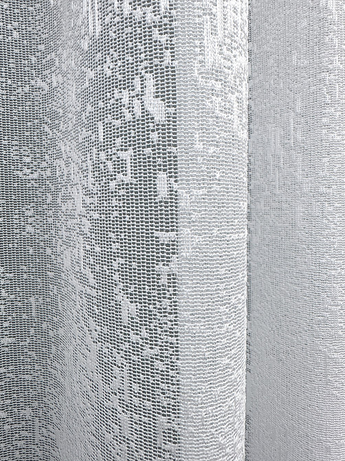 Тюль VR-Textil 2139т Мармур Жакард Білий 600х240 см (43-407) Київ - фото 5