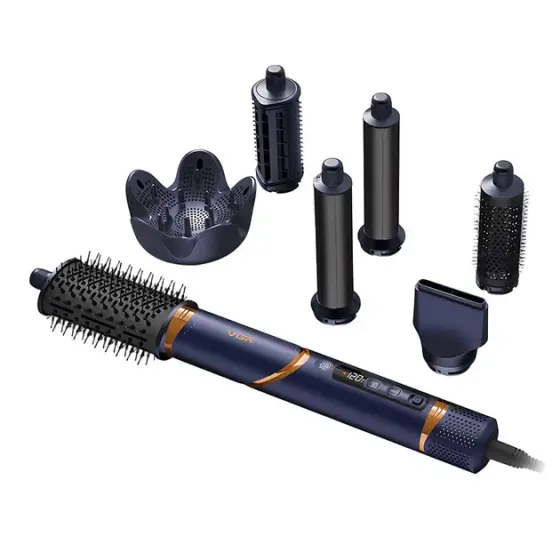 Erston Фен-стайлер VGR V-477 с ионизацией, темно-синий, 7в1, 1400 Вт Коломыя