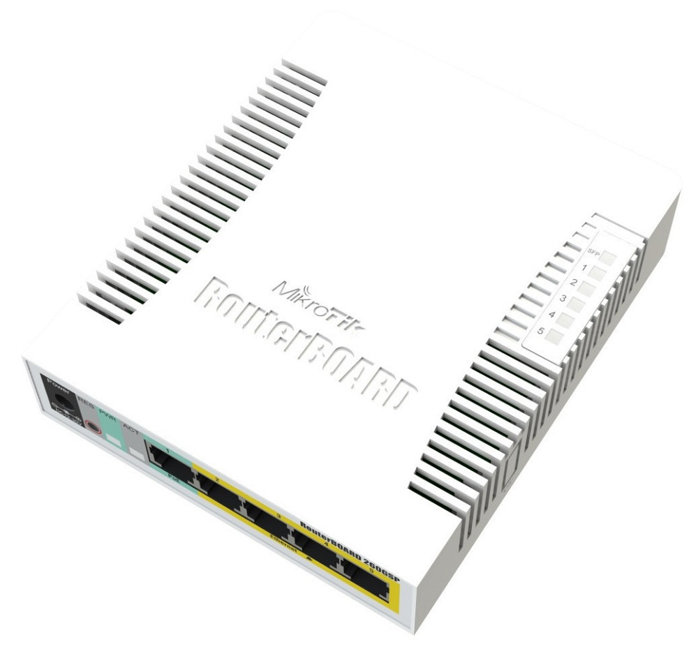 Комутатор MikroTik CSS106-1G-4P-1S (RB260GSP) (5x1Gb, 1x SFP, Passive PoE out на 2-5 портах) Так Харків - фото 4